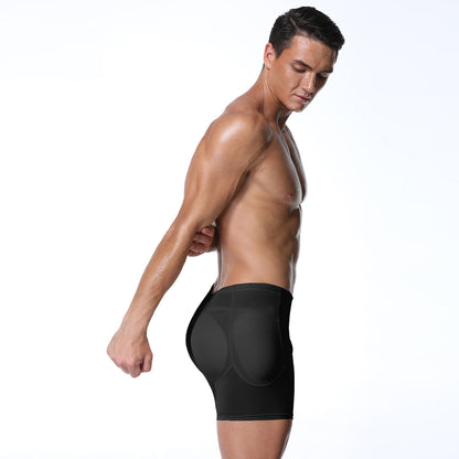 Men's Butt-Lift Underwear Ripped Back Hip Design Sexy Four Corners Shorts