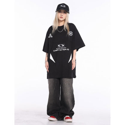 Unisex T-Shirts GRAILZ/YProject Vintage Loose Short Sleeves