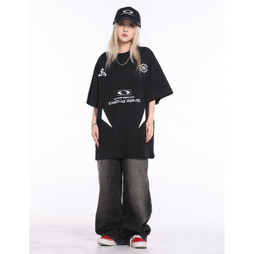 Unisex T-Shirts GRAILZ/YProject Vintage Loose Short Sleeves