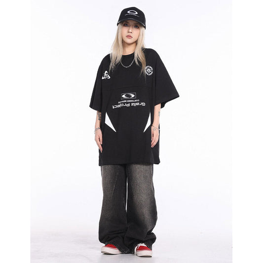 Unisex T-Shirts GRAILZ/YProject Vintage Loose Short Sleeves
