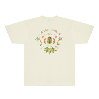 Casablanca T Shirts Fashion Print Street
