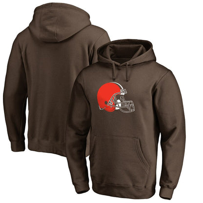 NFL Hoodie Sports Sweater Men's NFL Brown Football Suit Hoodie
