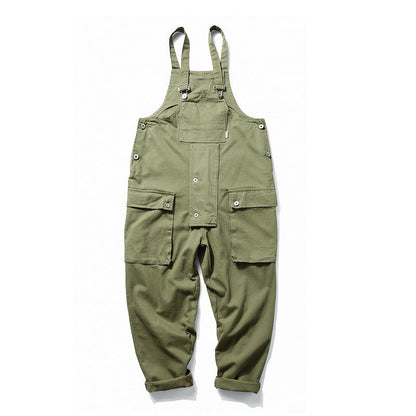 Cargo Pants Vintage Suspender Pants
