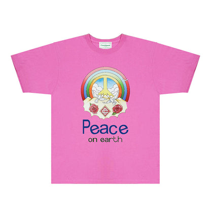 Casablanca T Shirts Fashion Print Street