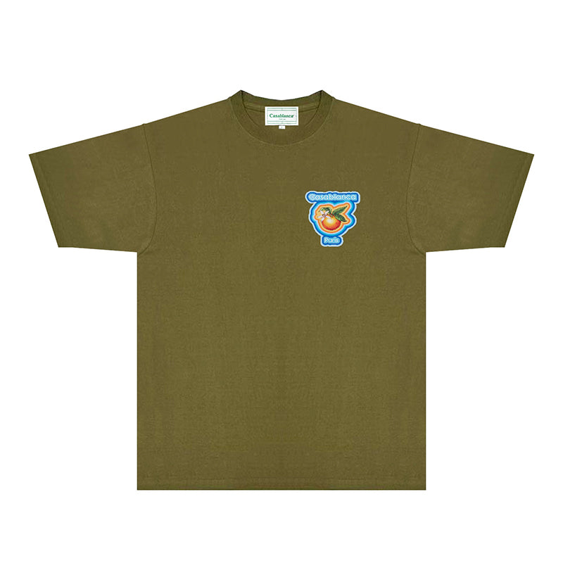 Casablanca T Shirts Fashion Print Street