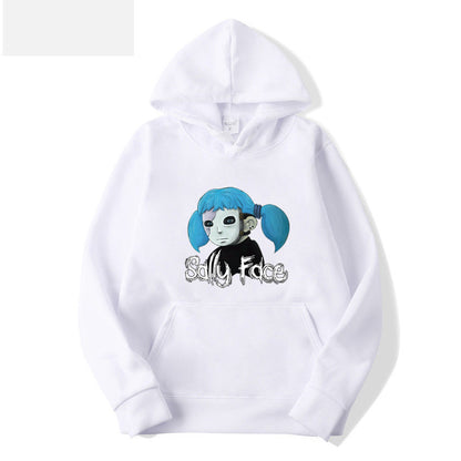 Sally Face Hoodie Protagonist Print Loose Hooded Sweater