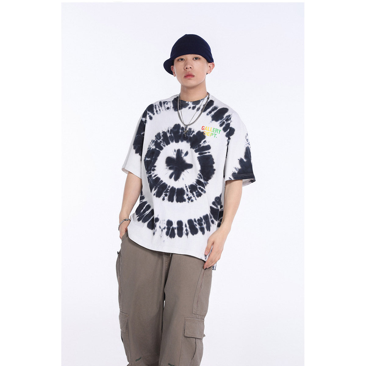 Unisex T-Shirts GALLERY DEPT Tie-Dye Loose Casual T-Shirt