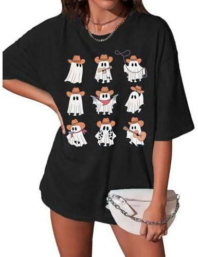 T-Shirt Women Oversized Not My First Rodeo Vintage Tee