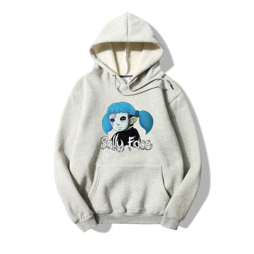 Sally Face Hoodie Casual Fashion Woolen Cotton Hoodie