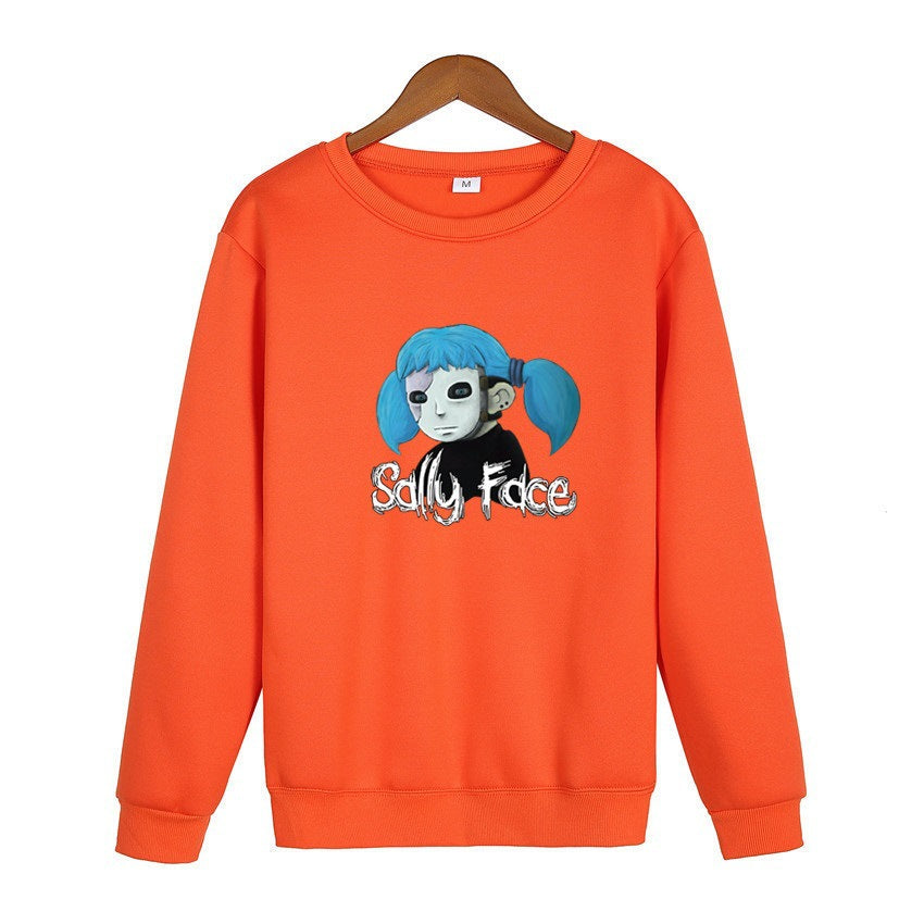 Sally Face Hoodie Adventure Puzzle Series Peripheral Men and Women Casual Pullover