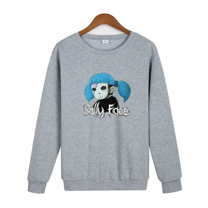 Sally Face Hoodie Adventure Puzzle Series Peripheral Men and Women Casual Pullover