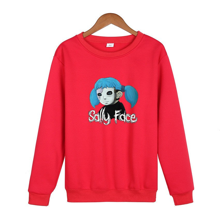 Sally Face Hoodie Adventure Puzzle Series Peripheral Men and Women Casual Pullover