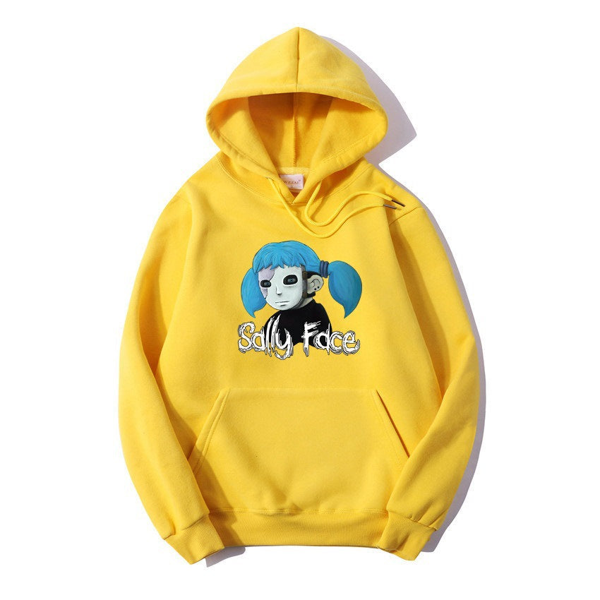 Sally Face Hoodie Casual Fashion Woolen Cotton Hoodie