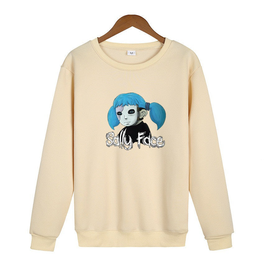 Sally Face Hoodie Adventure Puzzle Series Peripheral Men and Women Casual Pullover