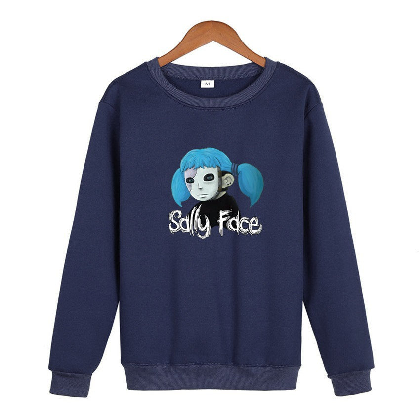 Sally Face Hoodie Adventure Puzzle Series Peripheral Men and Women Casual Pullover