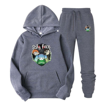 Sally Face Hoodie Fashion Casual Exercise Sweater Suit
