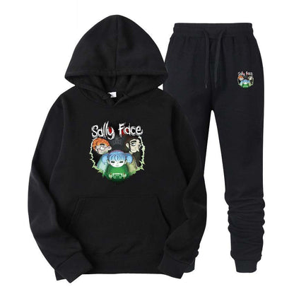 Sally Face Hoodie Fashion Casual Exercise Sweater Suit