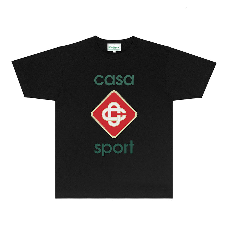 Casablanca T Shirts Fashion Print Street