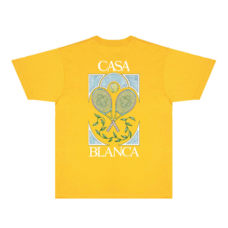 Casablanca T Shirts Fashion Print Street