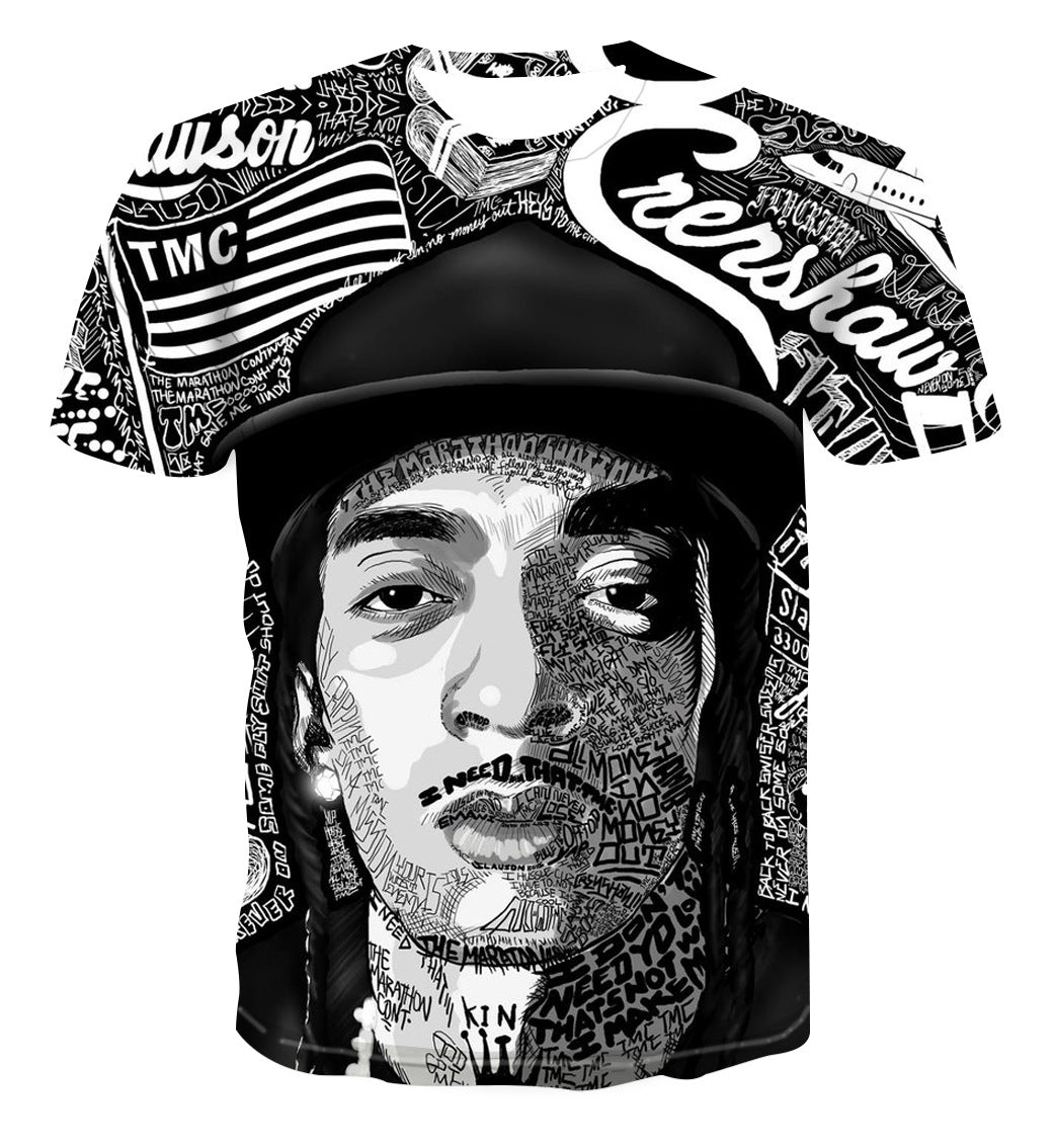 Nipsey Hussle T Shirts Rapper 3D Printing