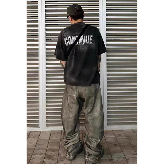 Unisex T-Shirts Far archive Distressed Loose Casual T-shirt