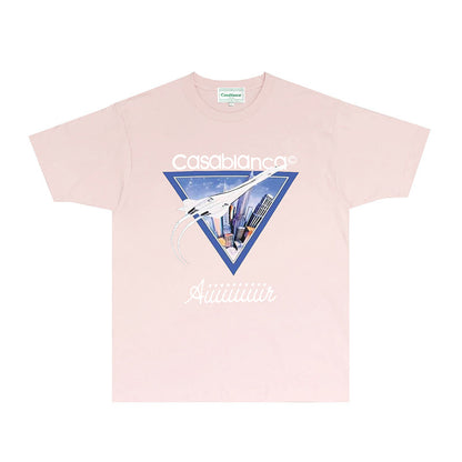 Casablanca T Shirts Fashion Print Street