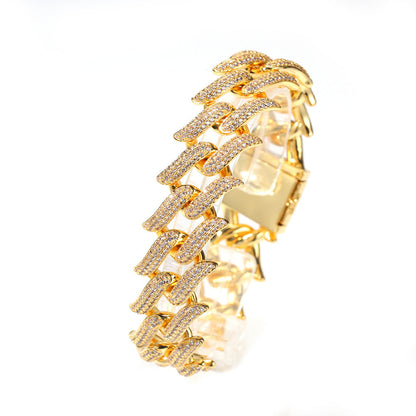 Bracelet Thorns Cuban Zircon Hip Hop Bracelet St. Valentine's Spectrum