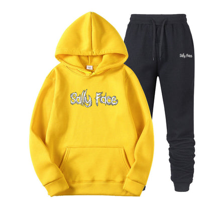 Sally Face Hoodie Classic Logo Couple Hoodie Set