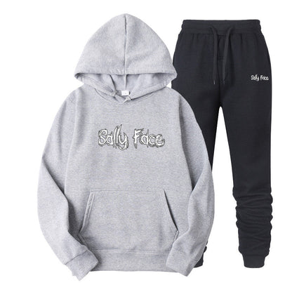 Sally Face Hoodie Classic Logo Couple Hoodie Set