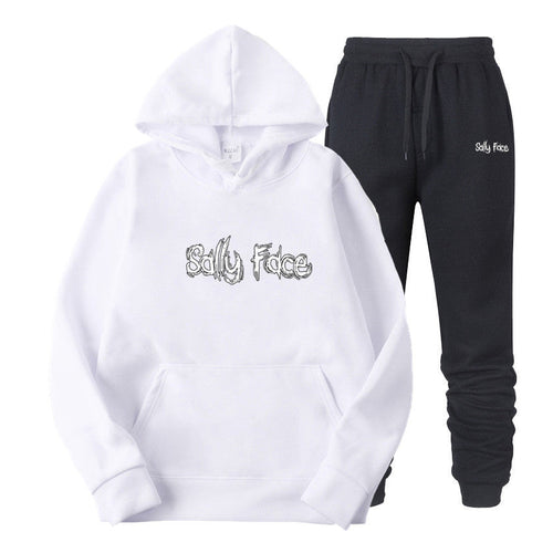 Sally Face Hoodie Classic Logo Couple Hoodie Set