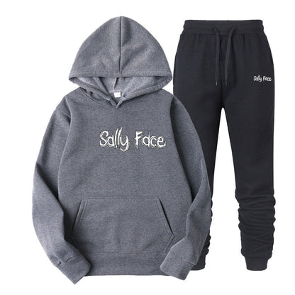 Sally Face Hoodie Classic Logo Couple Hoodie Set