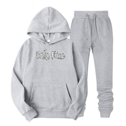 Sally Face Hoodie Classic Logo Couple Hoodie Set
