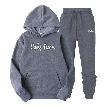 Sally Face Hoodie Classic Logo Couple Hoodie Set