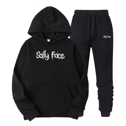 Sally Face Hoodie Classic Logo Couple Hoodie Set