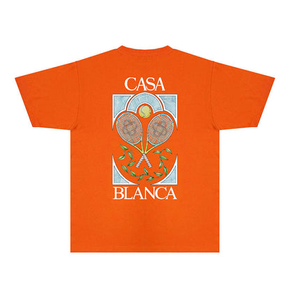 Casablanca T Shirts Fashion Print Street