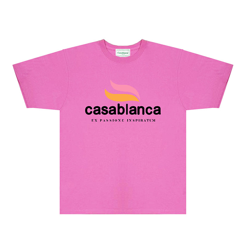 Casablanca T Shirts Fashion Print Street