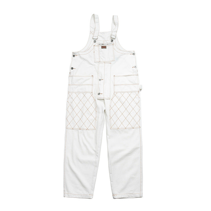 Cargo Pants Casual Jumpsuit Hip Hop Solid Color Loose