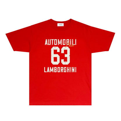 Rhude T Shirts Printed Trendy Pure Cotton