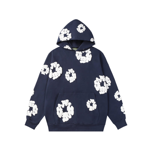 Denim Tears Cotton Wreath Navy Hoodie