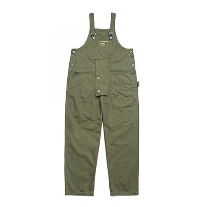Overalls Men Jumpsuit Amekaji Suspender Pants Men Fashion Brands Japanese Style Workwear Suspenders Loose