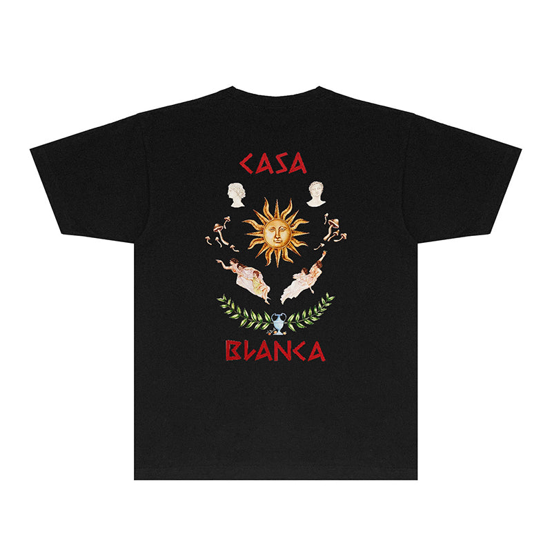 Casablanca T Shirts Fashion Print Street