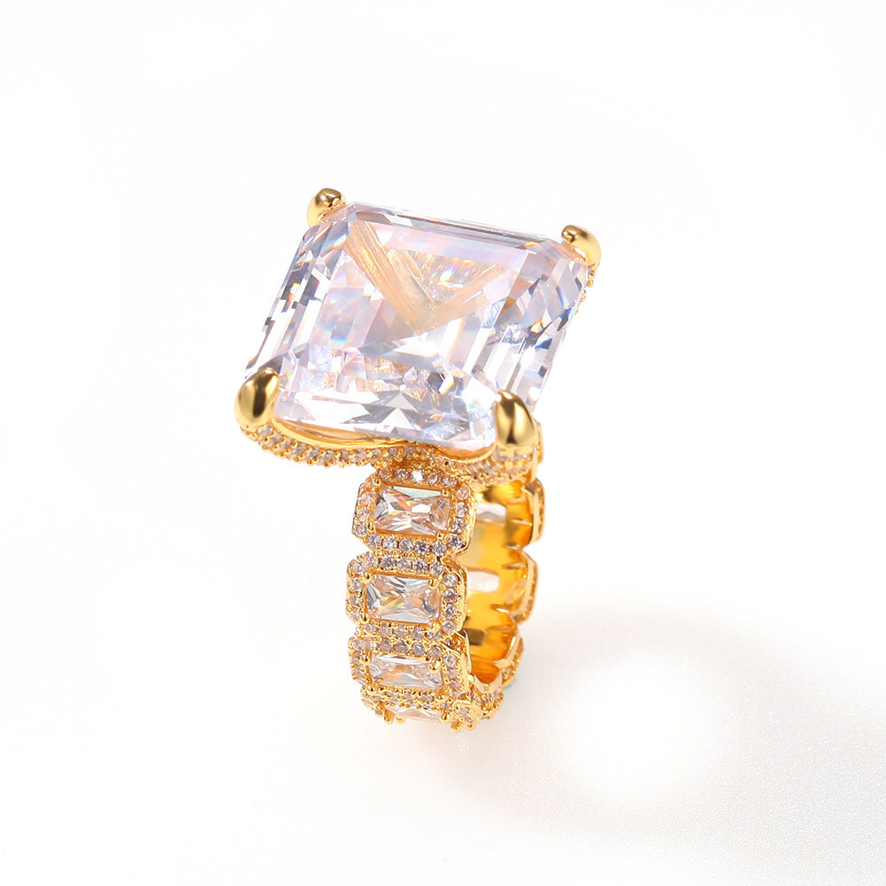 Rings Zircon Ring Vintage Hip Hop St. Valentine's
