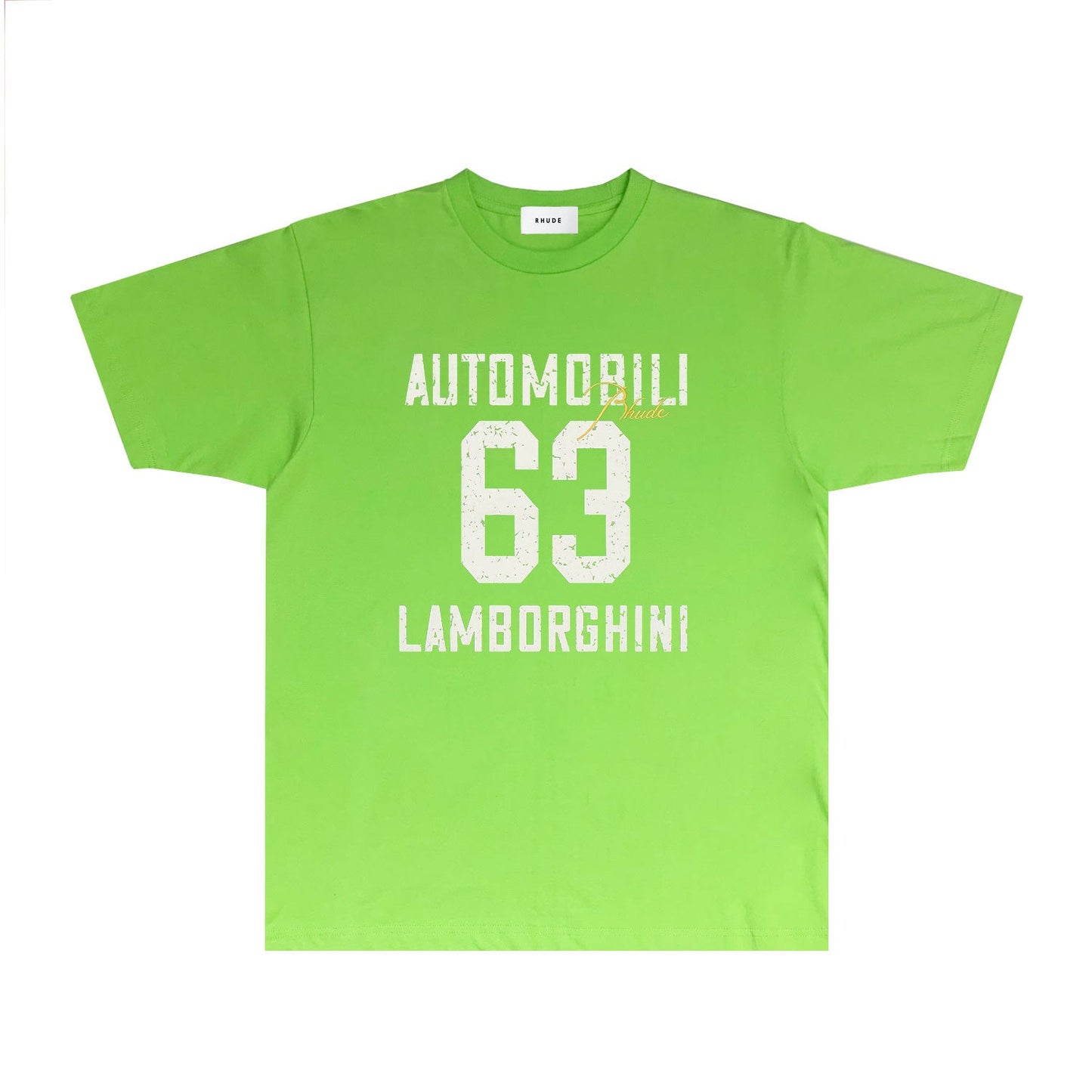 Rhude T Shirts Printed Trendy Pure Cotton