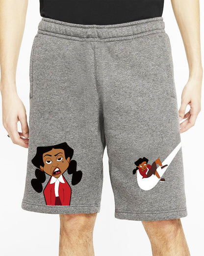 NBA Shorts Cotton Shorts Men's Trend Cartoon Printed Beach Pants