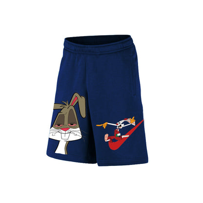NBA Shorts Cotton Shorts Men's Trend Cartoon Printed Beach Pants
