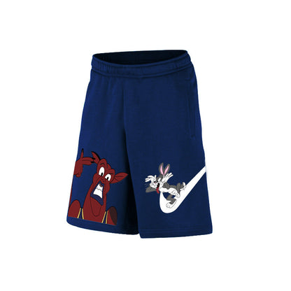 NBA Shorts Cotton Shorts Men's Trend Cartoon Printed Beach Pants