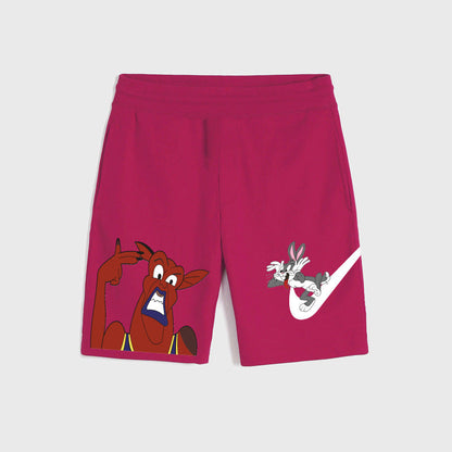 NBA Shorts Cotton Shorts Men's Trend Cartoon Printed Beach Pants