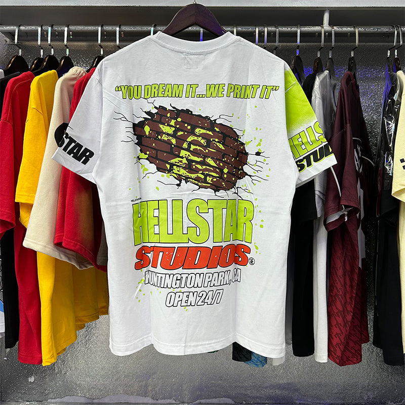 Hellstar T Shirts Retro abstract print