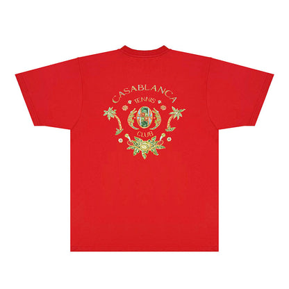 Casablanca T Shirts Fashion Print Street