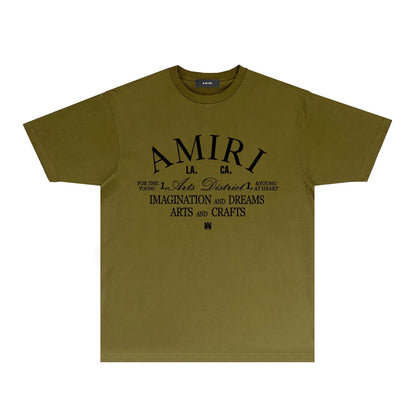Amiri T Shirts Printed Trendy Pure Cotton